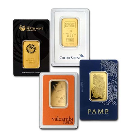 Gold bullion bars
